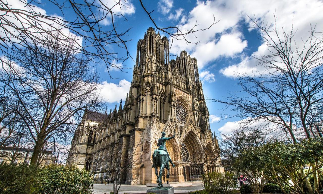 Mm Suites Reims Centre Terasse 外观 照片